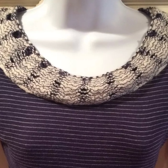 PILCRO For Anthropologie Boat Knit Striped Crochet - Picture 2 of 2